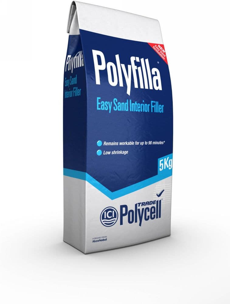 Polycell Trade Polyfilla Easy Sand Interior Filler 5kg