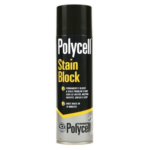 Polycell Trade Stain Block Aerosol 500ml