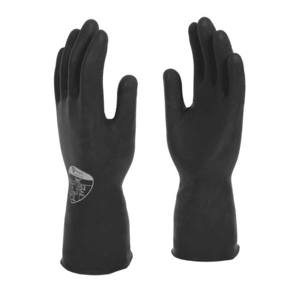 Polyco Jet Heavy Duty Natural Rubber Gloves Large (pk 12)