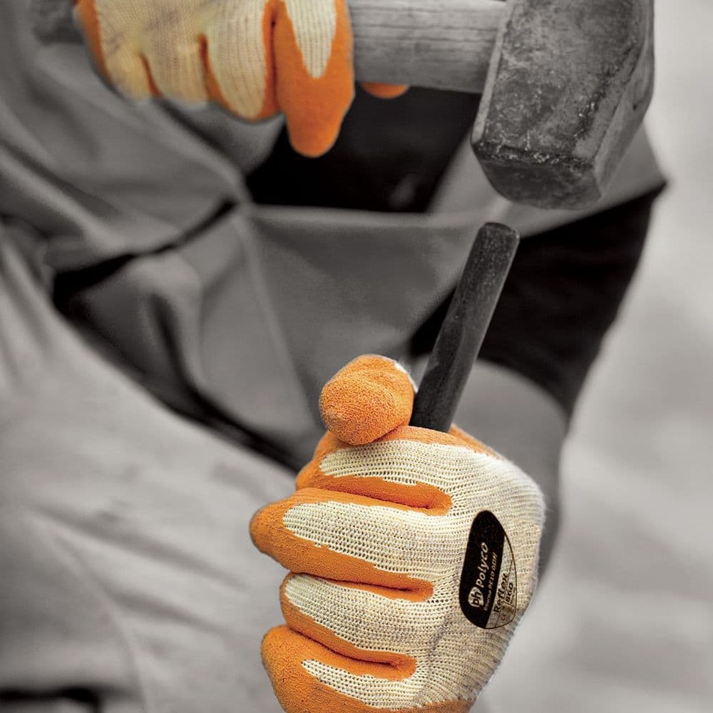 Polyco Reflex Latex Coated Palm Gloves (pack of 10)