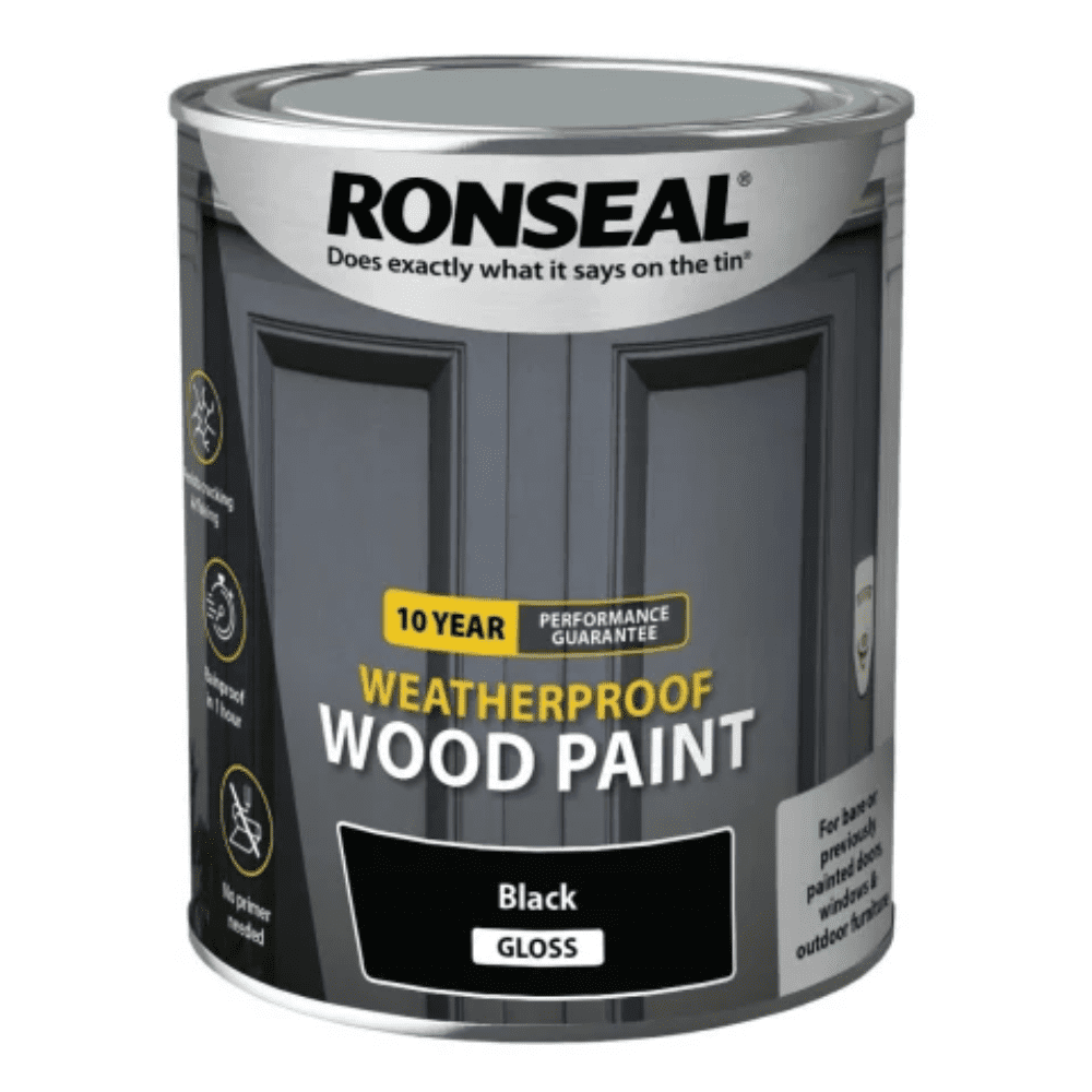 Ronseal 10 Year Weatherproof Wood Paint 750ml