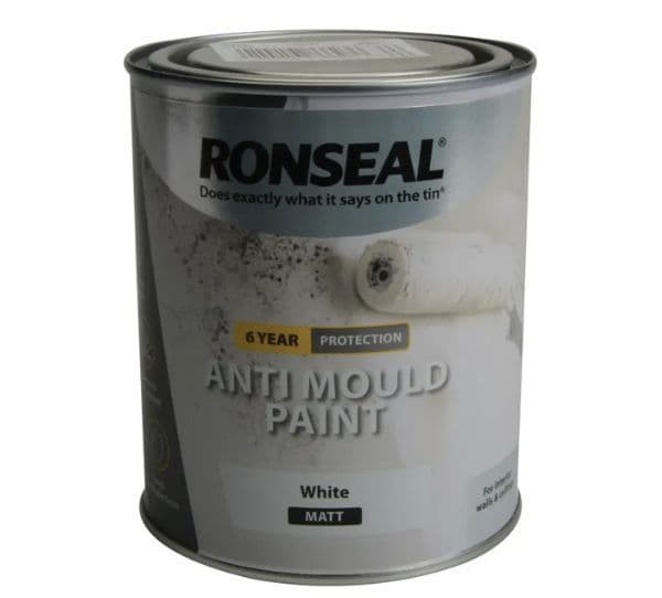 Ronseal Anti Mould Paint White Matt 2.5 Litre
