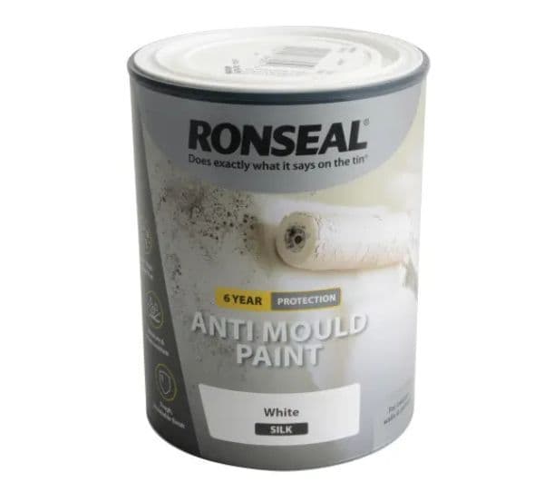 Ronseal Anti Mould Paint White Silk 750ml