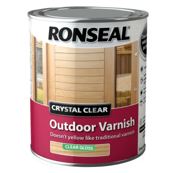 Ronseal Crystal Clear Outdoor Varnish Matt 2.5L