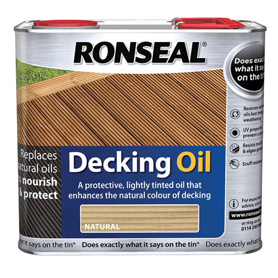 Ronseal Decking Oil Natural Pine 2.5 Litre