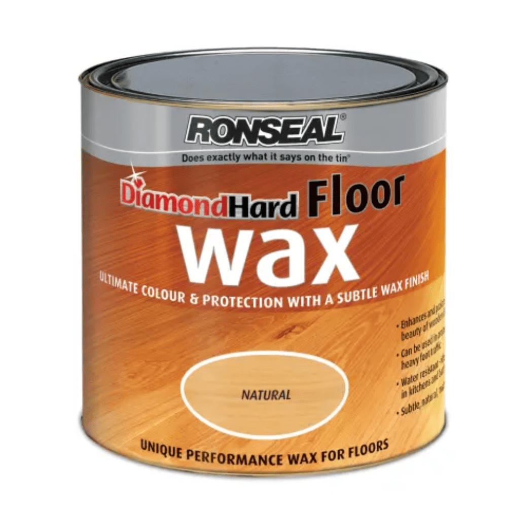 Ronseal Diamond Hard Floor Wax Natural Oak 2.5L