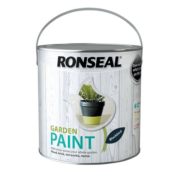 Ronseal Garden Paint Blackbird 2.5L