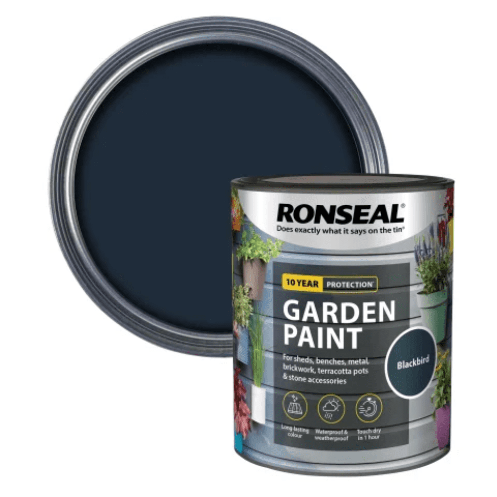 Ronseal Garden Paint Blackbird 750ml