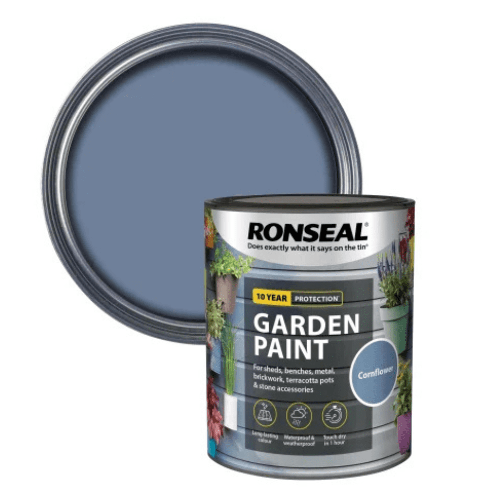 Ronseal Garden Paint Cornflower 750ml