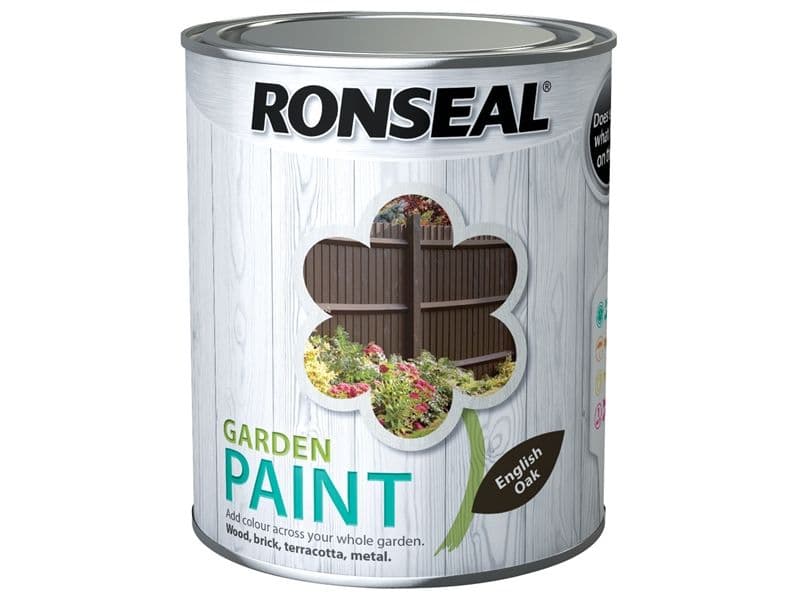 Ronseal Garden Paint English Oak 750ml