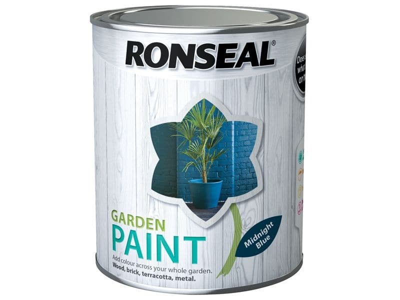 Ronseal Garden Paint Midnight Blue 750ml