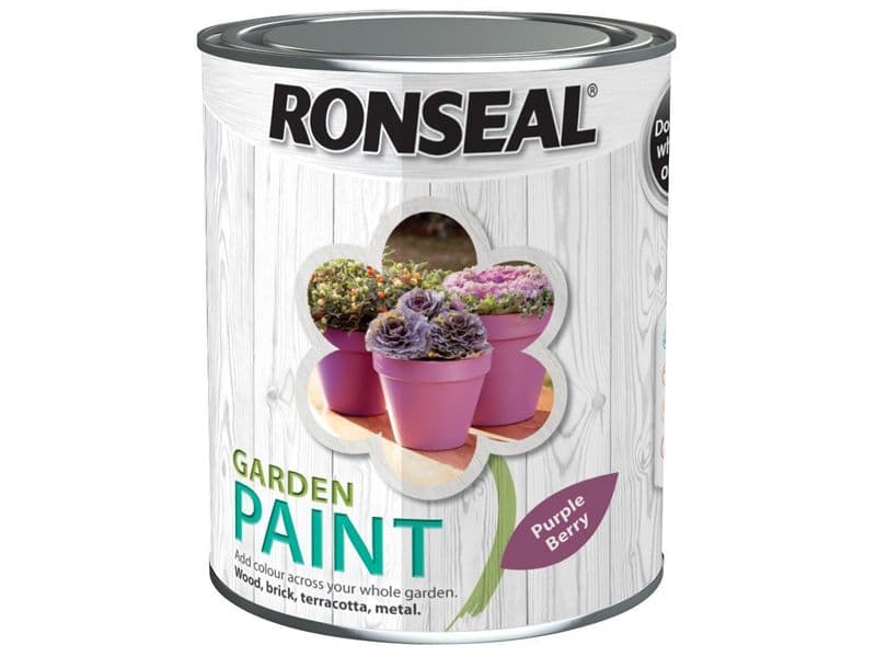 Ronseal Garden Paint Purple Berry 750ml