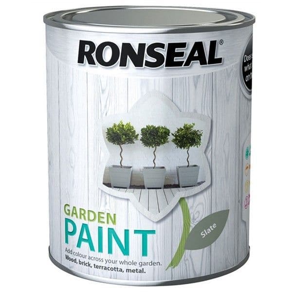 Ronseal Garden Paint Slate 750ml