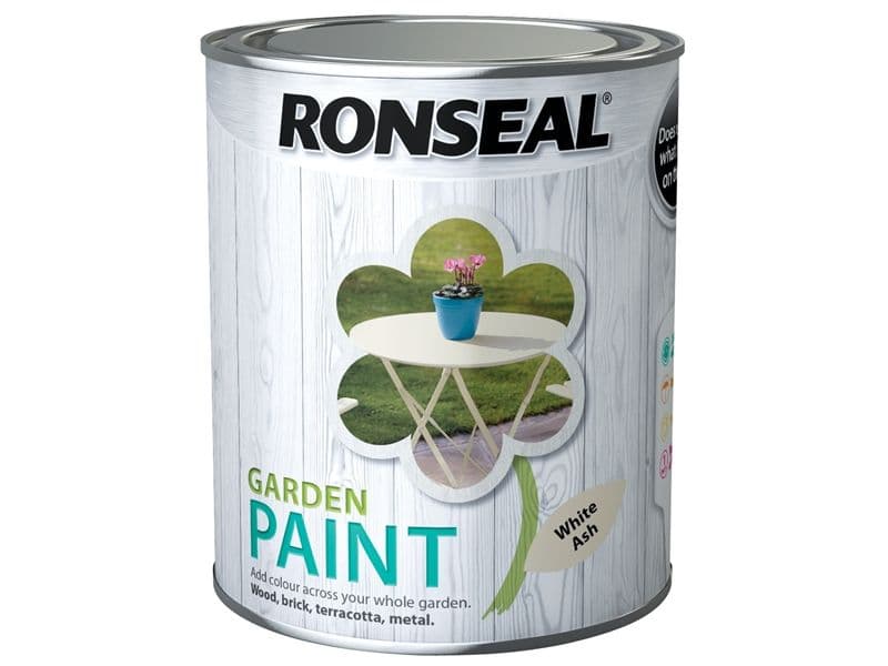 Ronseal Garden Paint White Ash 750ml