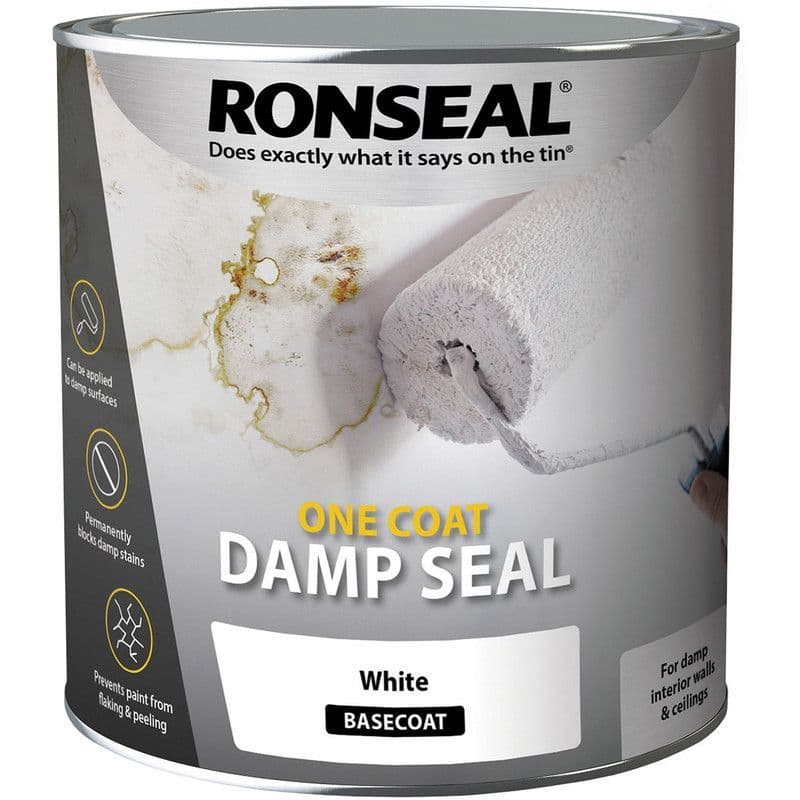 Ronseal One Coat Damp Seal White 2.5L