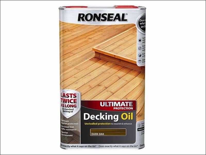 Ronseal Ultimate Protection Decking Oil Dark Oak 5 Litre