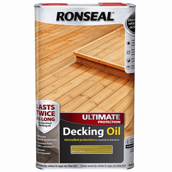 Ronseal Ultimate Protection Decking Oil Natural 5 Litre