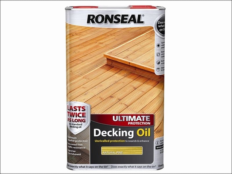 Ronseal Ultimate Protection Decking Oil Natural Pine 5 Litre