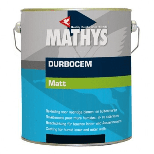 Rust-oleum Mathys Durbocem for Damp Walls & Cellars 5L