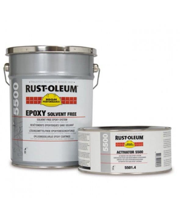 Rustoleum 5500 Solvent Free High Build Epoxy Coating Floors & Walls 5L