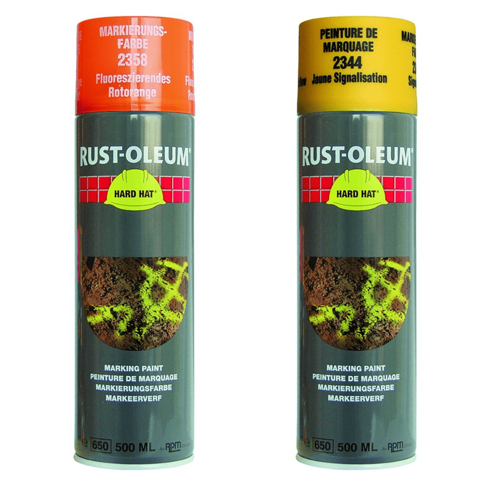 Rustoleum Hard Hat 2300 Spot Marking Spray Aerosol 500ml