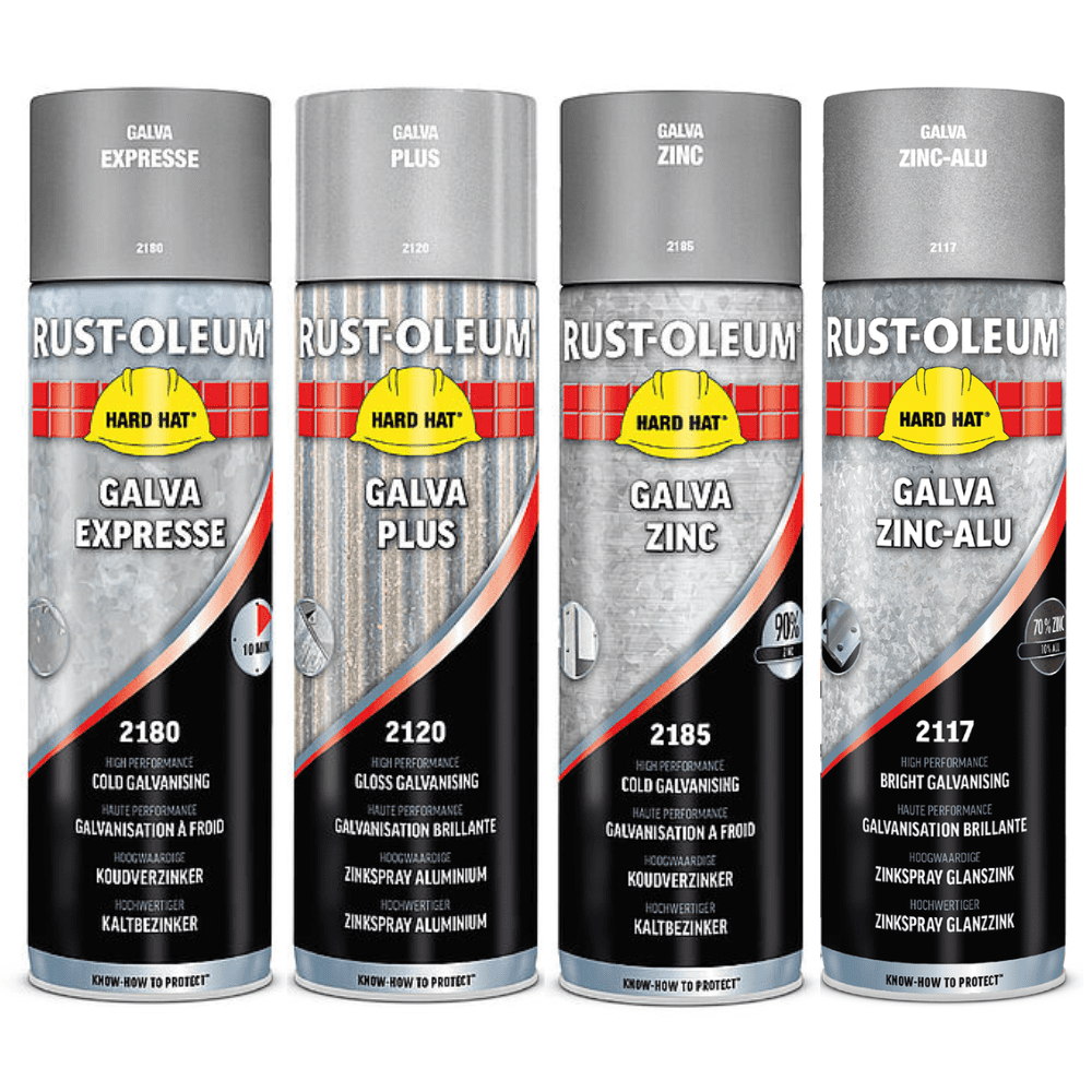 Rustoleum Hard Hat Galvanising Aerosols 500ml