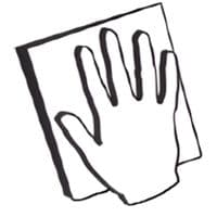 SAIT SAITPOL S-TNT Handpads 152X229mm (pack of 10)