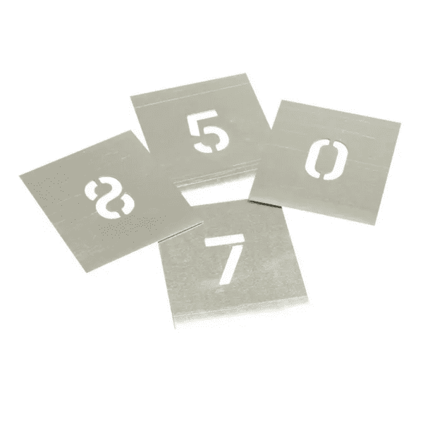 Set of Zinc Stencils - Figures 4inch