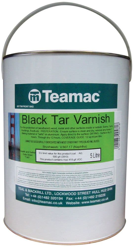 Teamac Black Tar Varnish