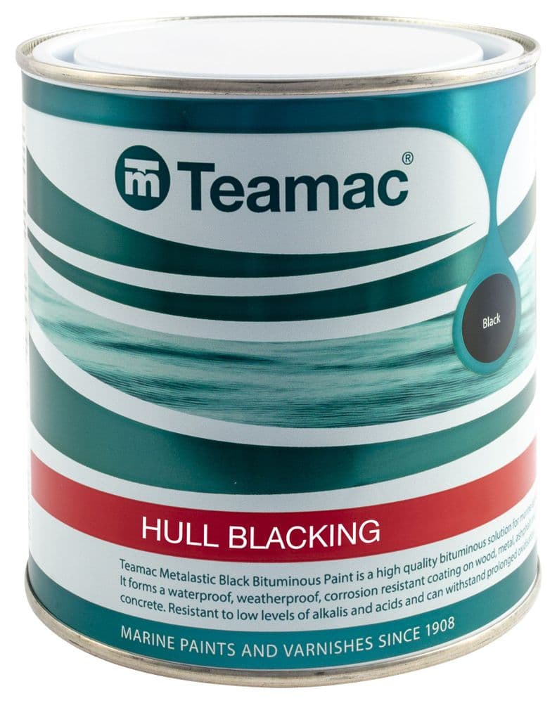 Teamac Hull Blacking (Black Bituminous) Paint