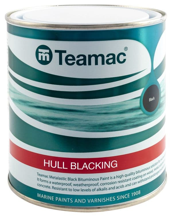 Teamac Hull Blacking (Black Bituminous) Paint