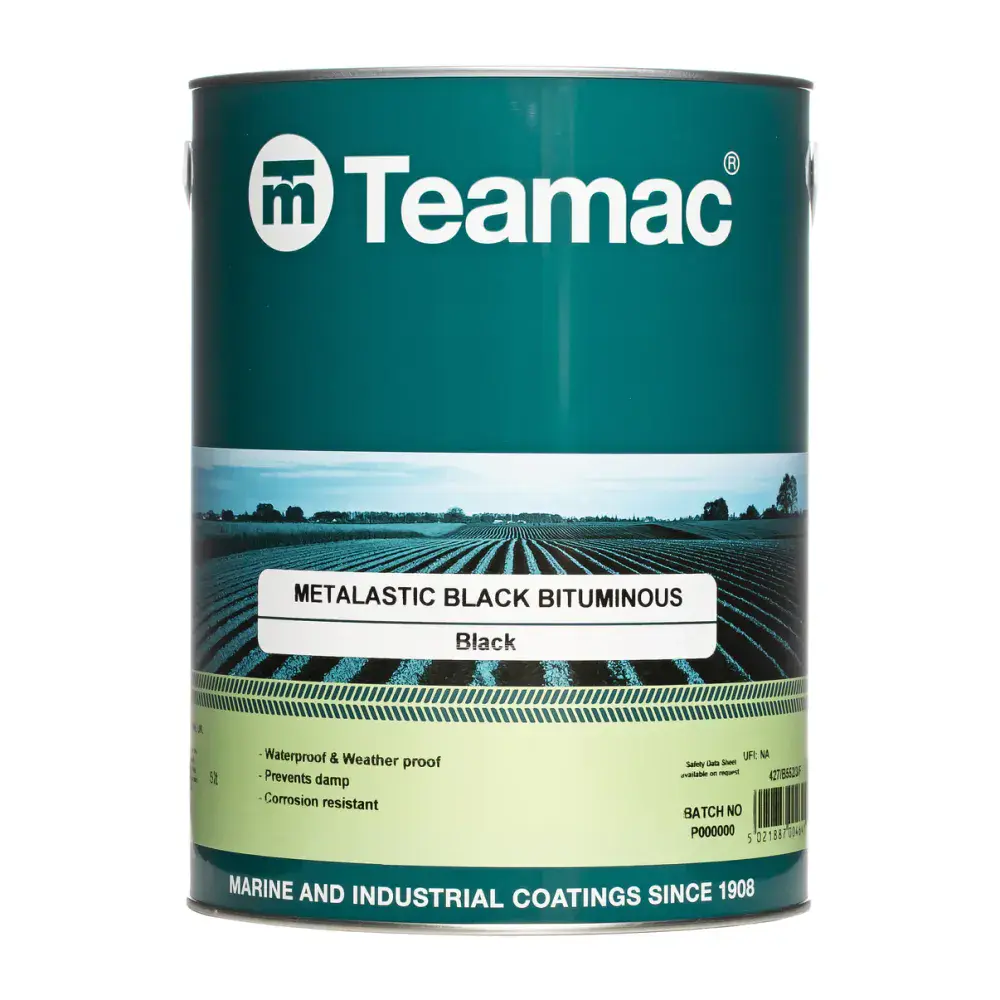 Teamac Metalastic Black Bituminous Paint