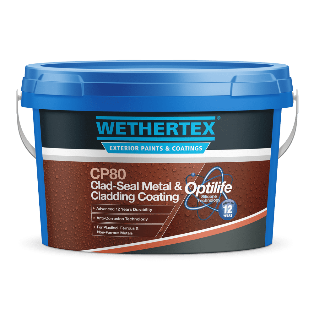 Wethertex CP80 Clad-Seal Metal & Cladding Paint Custom Mixed Colours 10L