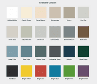 Wethertex OT25 Wood-Flex Timber Paint Colours DISCONTINUED