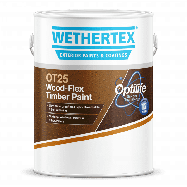 Wethertex OT25 Wood-Flex Timber Paint Colours DISCONTINUED