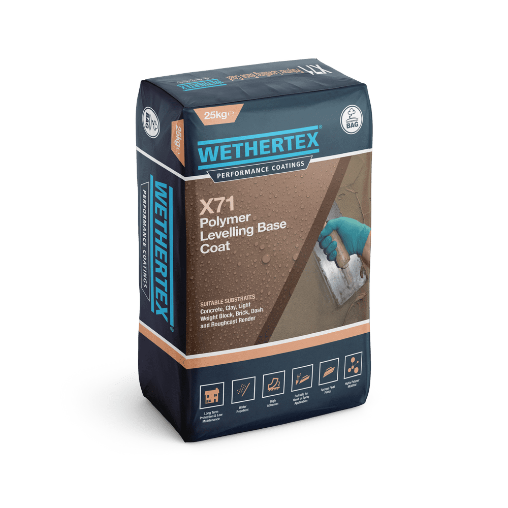 Wethertex X71 Polymer Levelling Base Coat 25kg