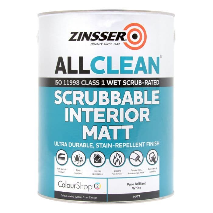 Zinsser AllClean Matt Paint White