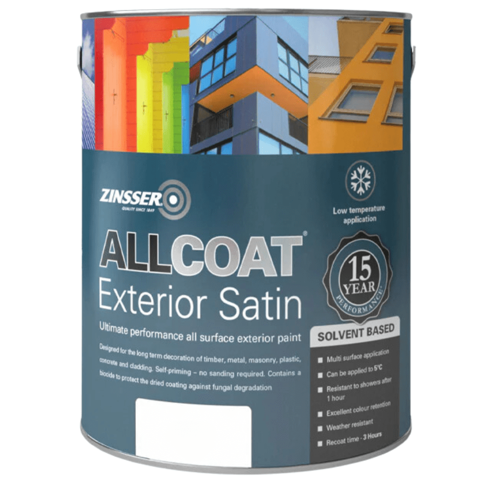 Zinsser AllCoat Exterior SB Satin Custom Mixed Colours
