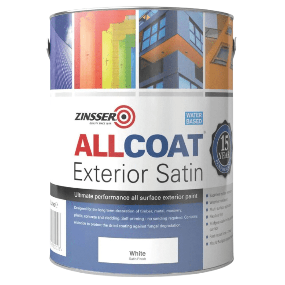Zinsser AllCoat Exterior WB Satin Paint Standard Colours