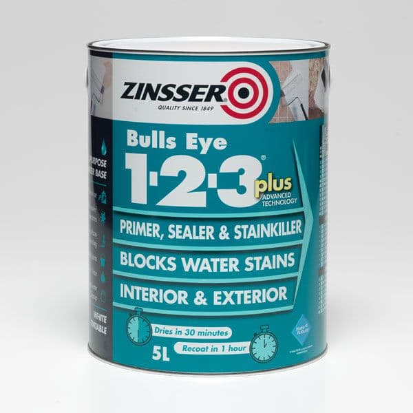 Zinsser Bulls Eye 1-2-3 Plus Primer Sealer Stain Killer