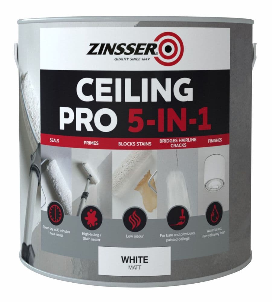 Zinsser Ceiling Pro 5 in 1 2.5L