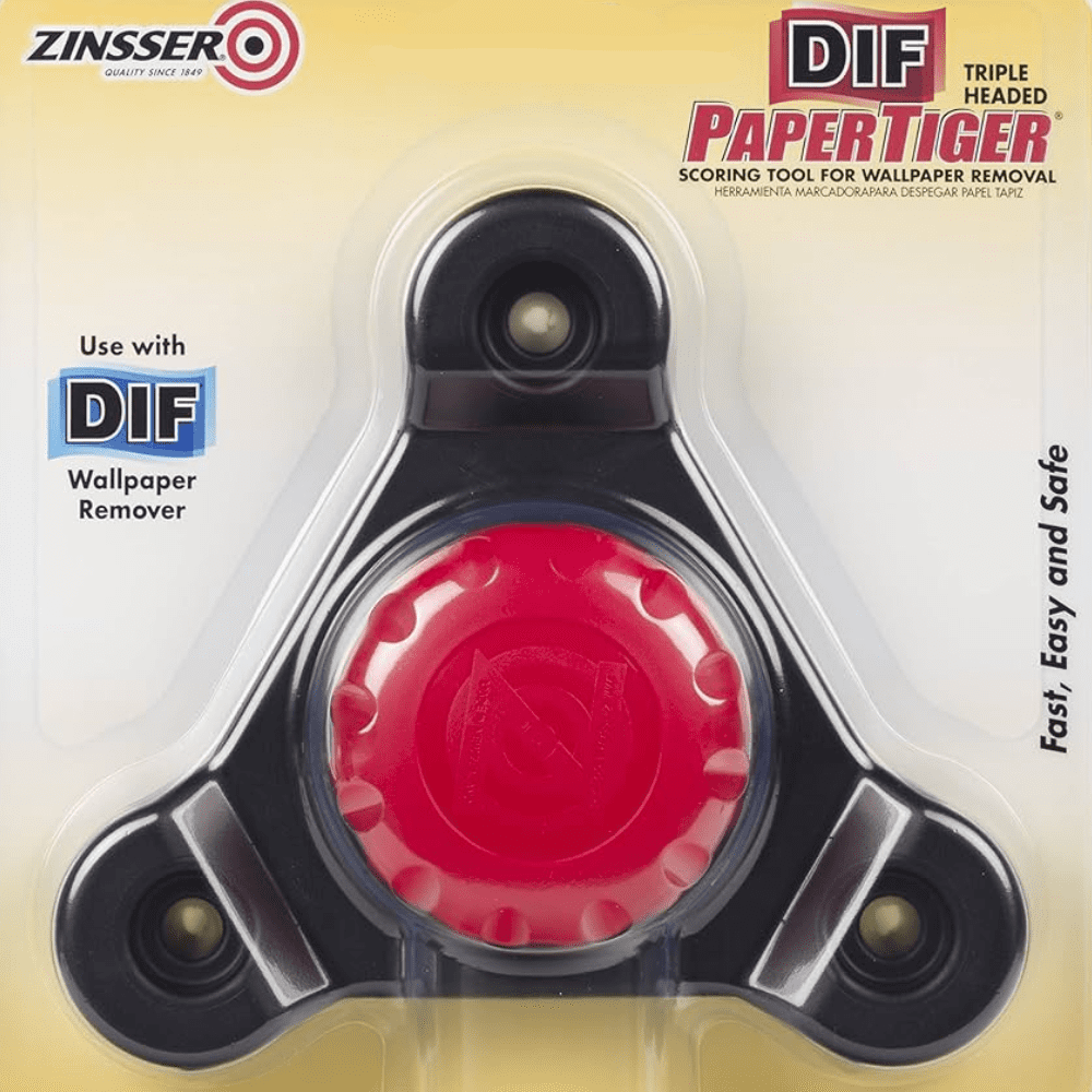 Zinsser DIF Paper Tiger Triple Head Wallpaper Stripping Tool