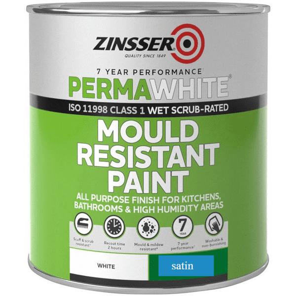 Zinsser Perma-White Interior Satin Custom Mixed Colour