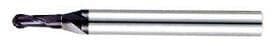2 Flute PULSA MINIATURE BALLNOSE SLOTDRILL 0.8mm