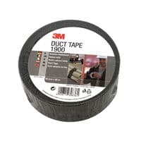 3M 1900 Duct Tape 1900 Black 75mm (3in) x 50m