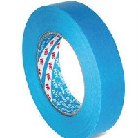 3M 3434 Blue Low Tack Masking Tape 1in / 25mm