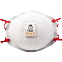 3M 8833 Valved FFP3 Respirator pk10