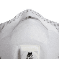 3M 8833 Valved FFP3 Respirator pk10