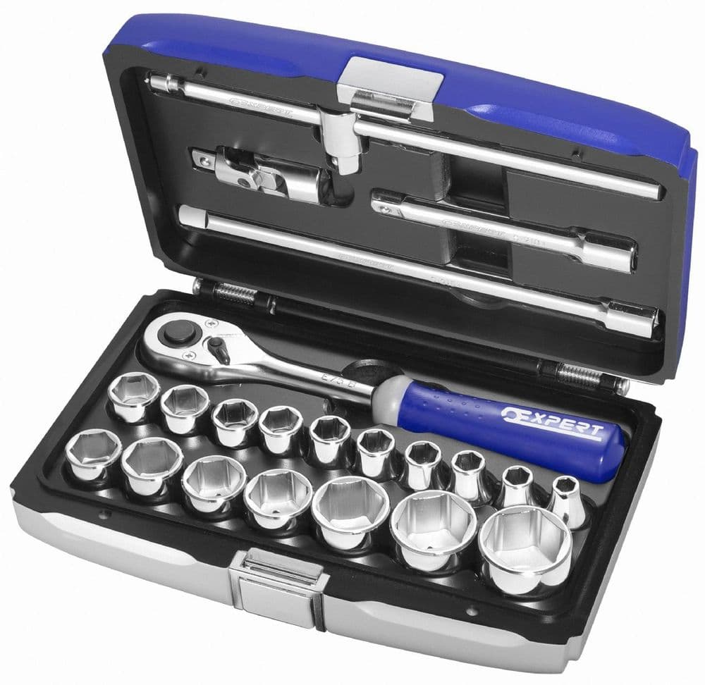 Britool Expert E032900B Socket Set 22 Piece Metric 1/2 in Drive
