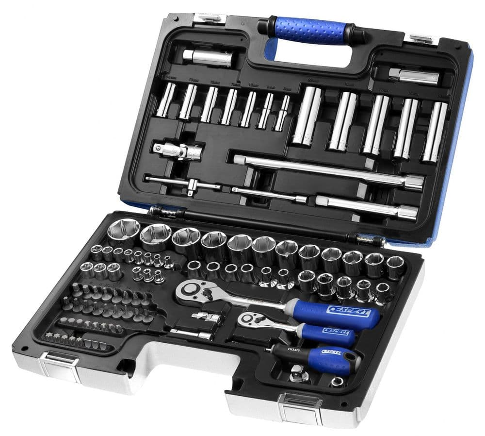 Britool Expert E034805B Socket Set 98 PC Mixed Drive 1/4 and1/2in Drive
